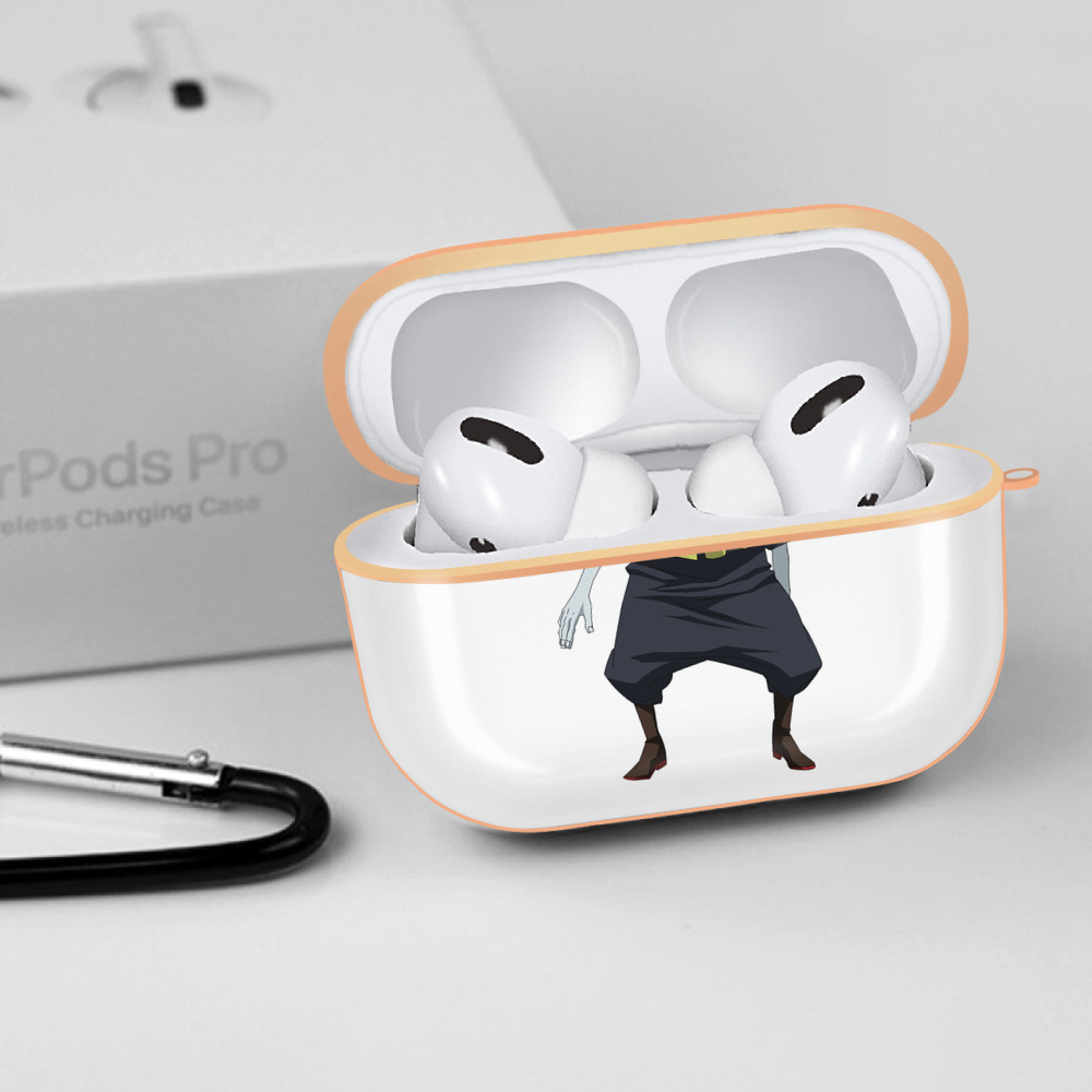 呪術廻戦 Jujutsu Kaisen 【AirPods Pro用】ハードシェル保護ケース｜耐衝撃・防指紋・カラビナ付き商品仕様
