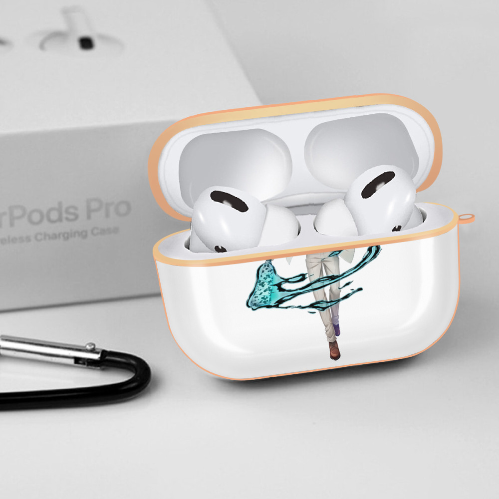 呪術廻戦 Jujutsu Kaisen 【AirPods Pro用】ハードシェル保護ケース｜耐衝撃・防指紋・カラビナ付き商品仕様