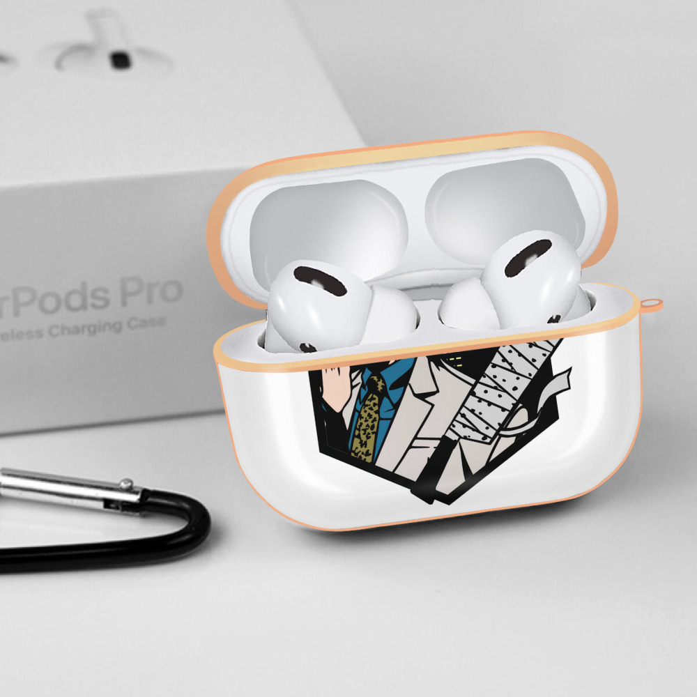 呪術廻戦 Jujutsu Kaisen 【AirPods Pro用】ハードシェル保護ケース｜耐衝撃・防指紋・カラビナ付き商品仕様