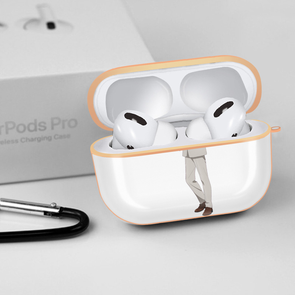 呪術廻戦 Jujutsu Kaisen 【AirPods Pro用】ハードシェル保護ケース｜耐衝撃・防指紋・カラビナ付き商品仕様