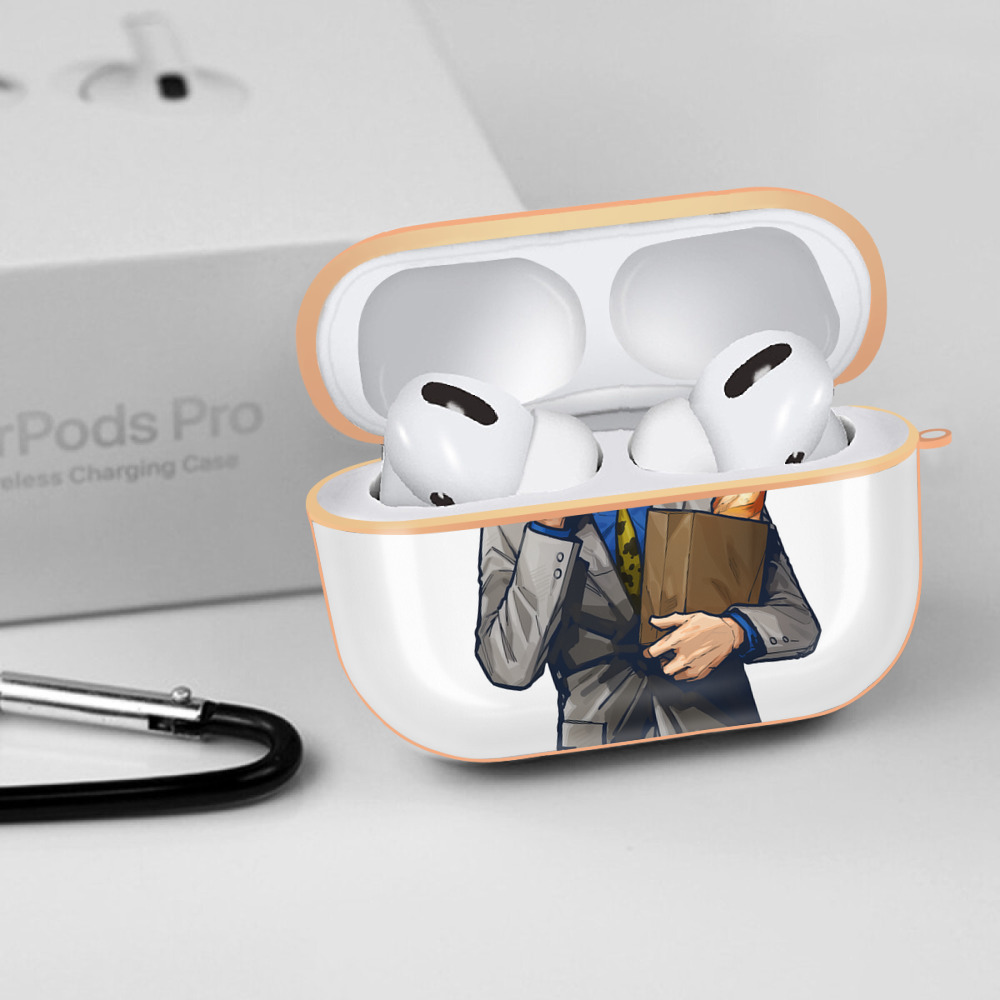 呪術廻戦 Jujutsu Kaisen 【AirPods Pro用】ハードシェル保護ケース｜耐衝撃・防指紋・カラビナ付き商品仕様