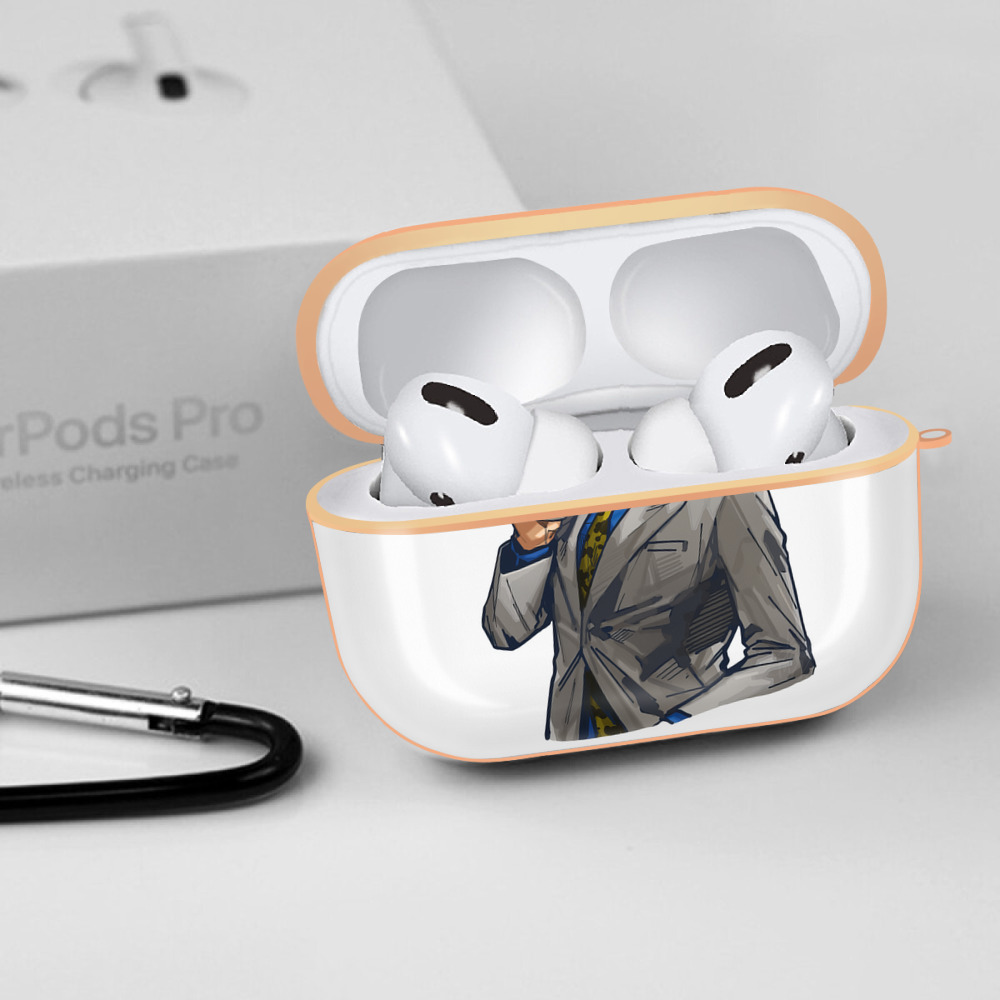 呪術廻戦 Jujutsu Kaisen 【AirPods Pro用】ハードシェル保護ケース｜耐衝撃・防指紋・カラビナ付き商品仕様