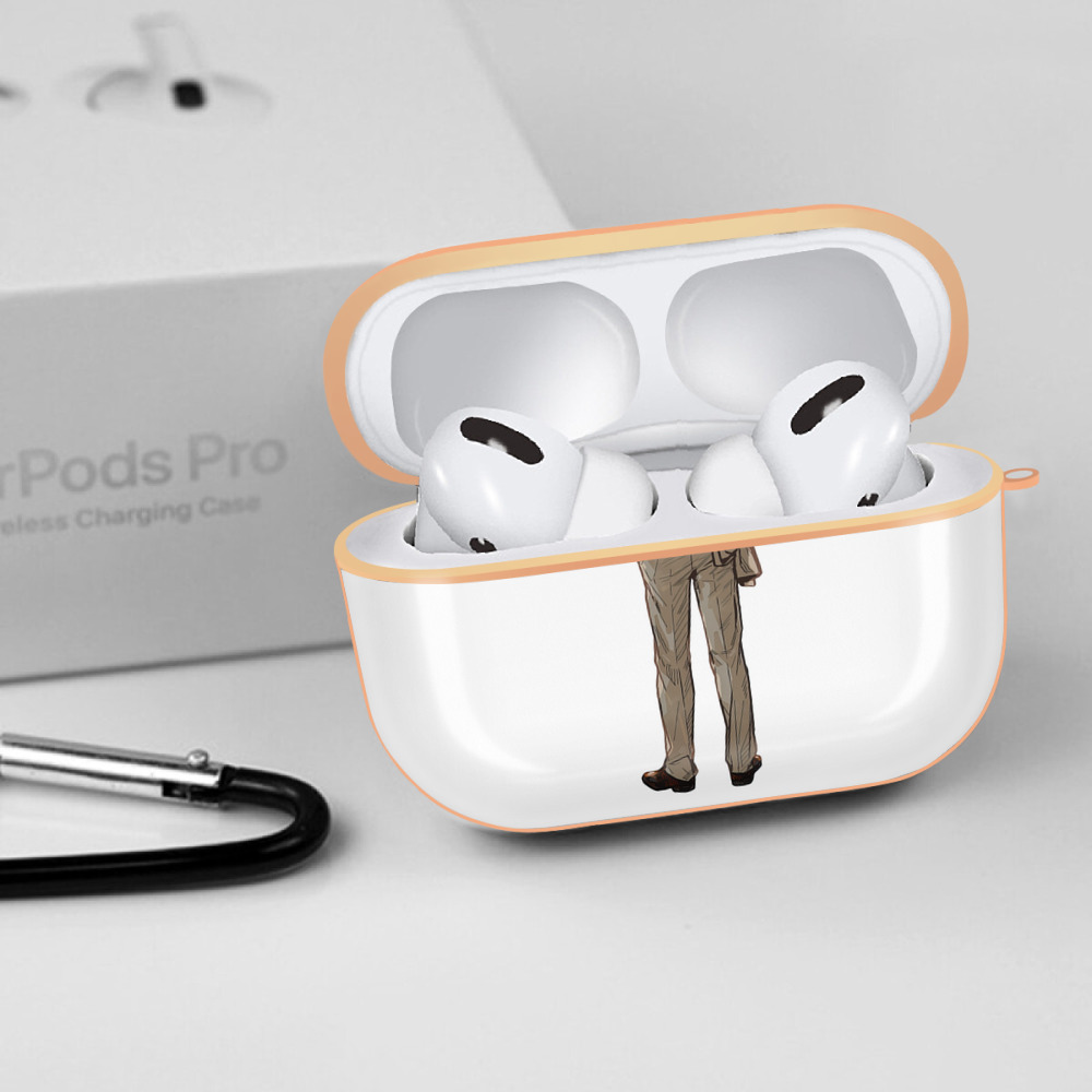 呪術廻戦 Jujutsu Kaisen 【AirPods Pro用】ハードシェル保護ケース｜耐衝撃・防指紋・カラビナ付き商品仕様