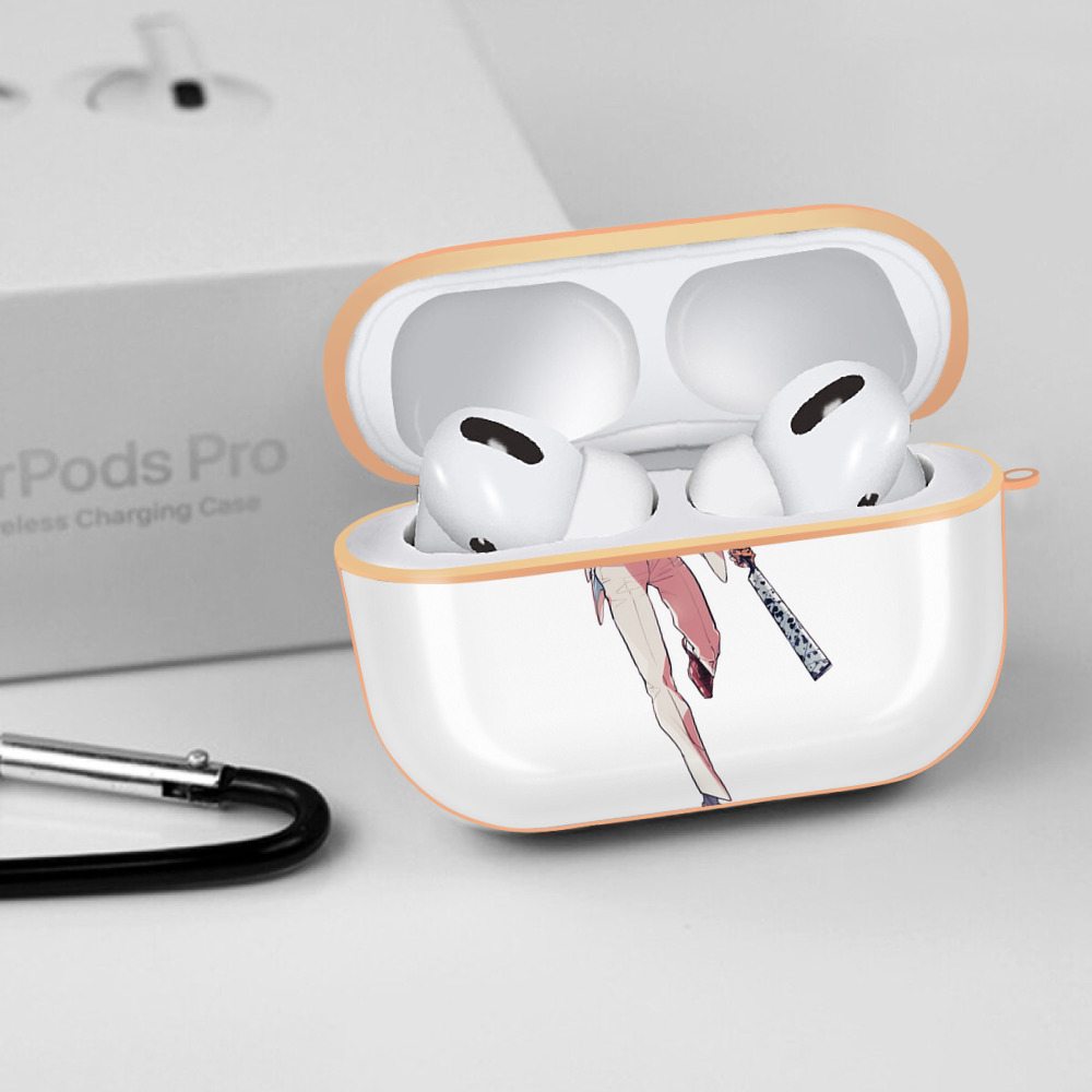 呪術廻戦 Jujutsu Kaisen 【AirPods Pro用】ハードシェル保護ケース｜耐衝撃・防指紋・カラビナ付き商品仕様