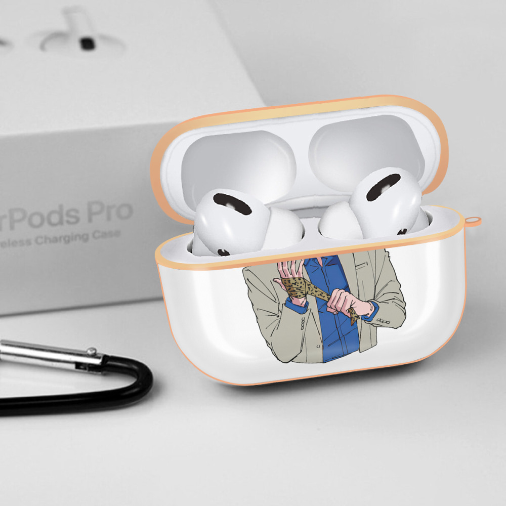 呪術廻戦 Jujutsu Kaisen 【AirPods Pro用】ハードシェル保護ケース｜耐衝撃・防指紋・カラビナ付き商品仕様