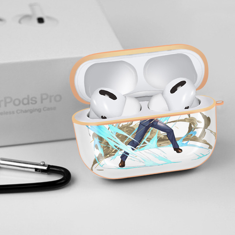 呪術廻戦 Jujutsu Kaisen 【AirPods Pro用】ハードシェル保護ケース｜耐衝撃・防指紋・カラビナ付き商品仕様