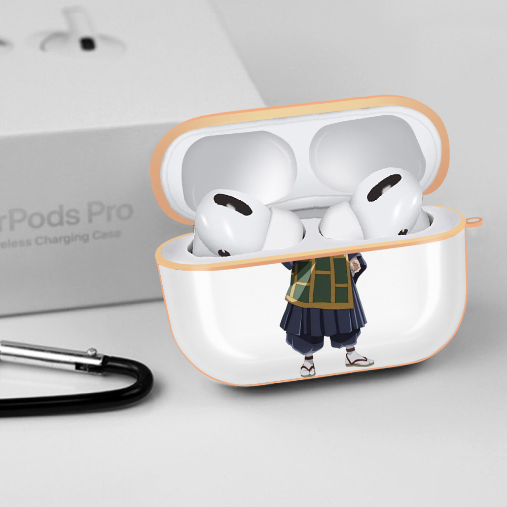 呪術廻戦 Jujutsu Kaisen 【AirPods Pro用】ハードシェル保護ケース｜耐衝撃・防指紋・カラビナ付き商品仕様