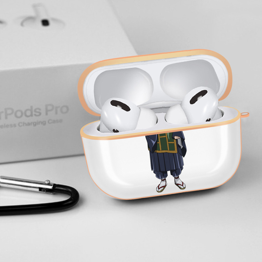呪術廻戦 Jujutsu Kaisen 【AirPods Pro用】ハードシェル保護ケース｜耐衝撃・防指紋・カラビナ付き商品仕様
