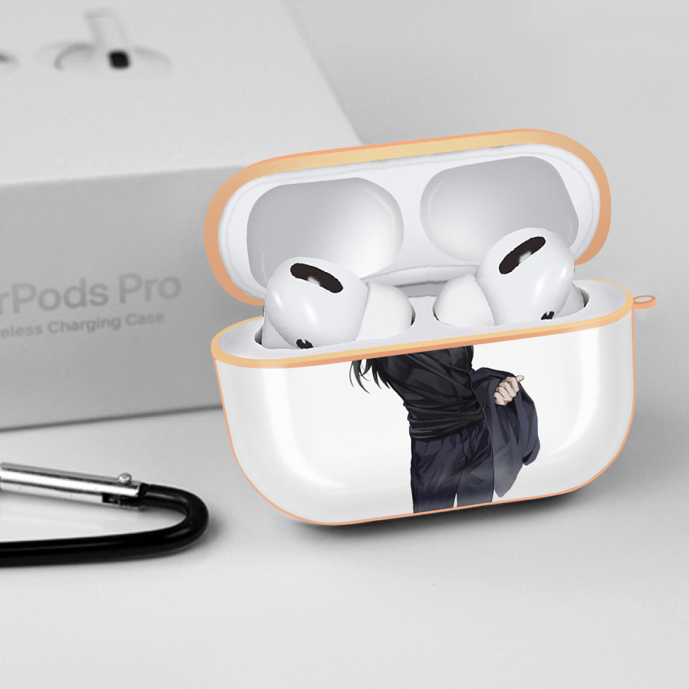 呪術廻戦 Jujutsu Kaisen 【AirPods Pro用】ハードシェル保護ケース｜耐衝撃・防指紋・カラビナ付き商品仕様