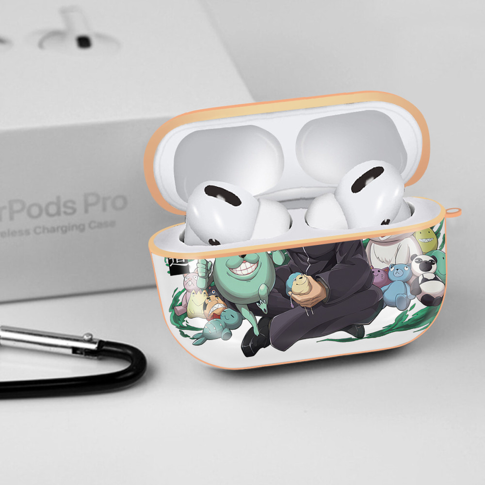 呪術廻戦 Jujutsu Kaisen 【AirPods Pro用】ハードシェル保護ケース｜耐衝撃・防指紋・カラビナ付き商品仕様