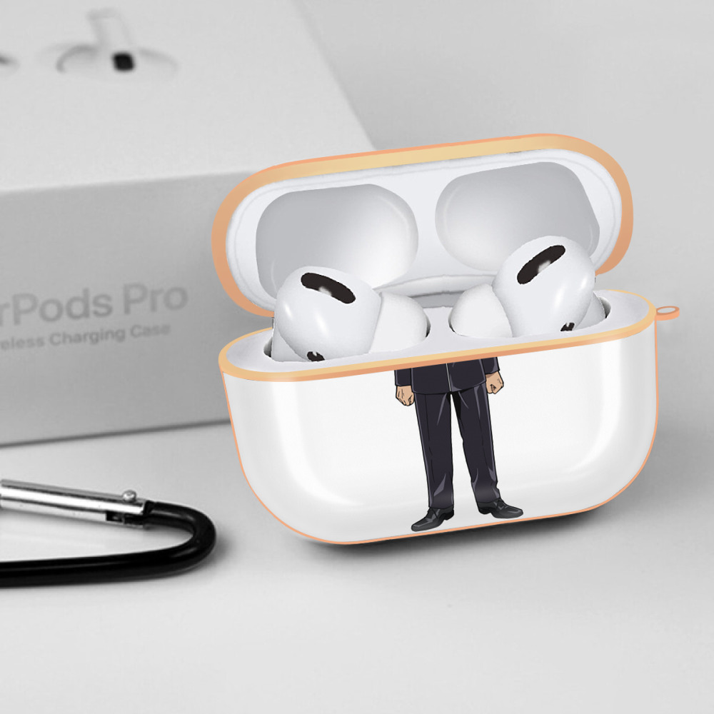 呪術廻戦 Jujutsu Kaisen 【AirPods Pro用】ハードシェル保護ケース｜耐衝撃・防指紋・カラビナ付き商品仕様