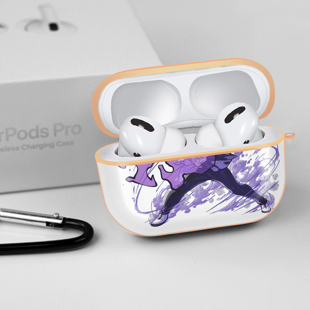 呪術廻戦 Jujutsu Kaisen 【AirPods Pro用】ハードシェル保護ケース｜耐衝撃・防指紋・カラビナ付き商品仕様