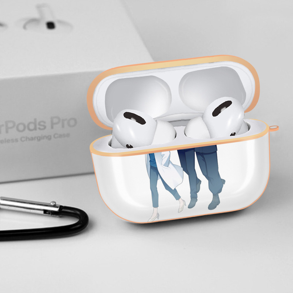 呪術廻戦 Jujutsu Kaisen 【AirPods Pro用】ハードシェル保護ケース｜耐衝撃・防指紋・カラビナ付き商品仕様
