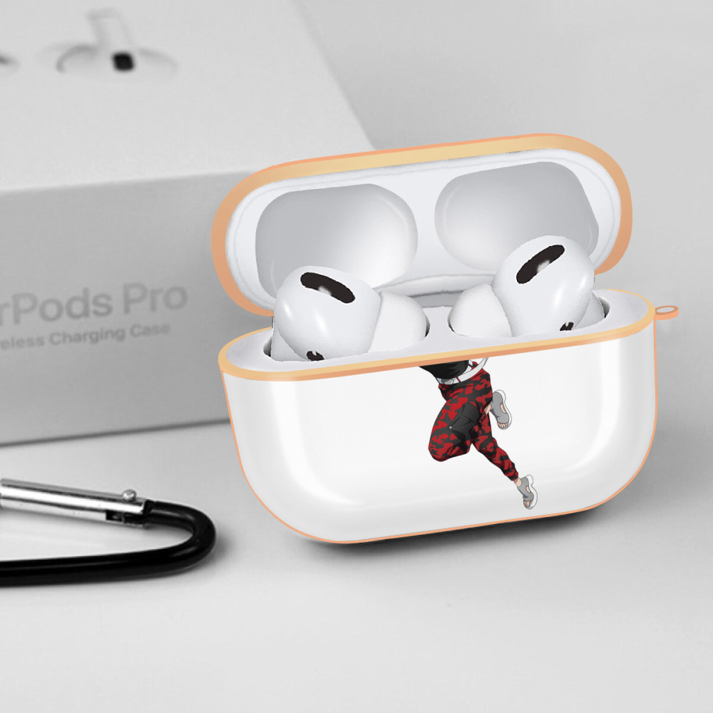 呪術廻戦 Jujutsu Kaisen 【AirPods Pro用】ハードシェル保護ケース｜耐衝撃・防指紋・カラビナ付き商品仕様