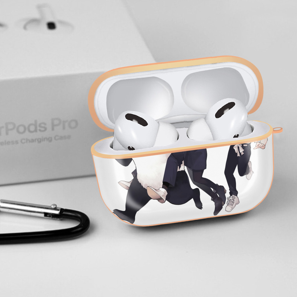呪術廻戦 Jujutsu Kaisen 【AirPods Pro用】ハードシェル保護ケース｜耐衝撃・防指紋・カラビナ付き商品仕様