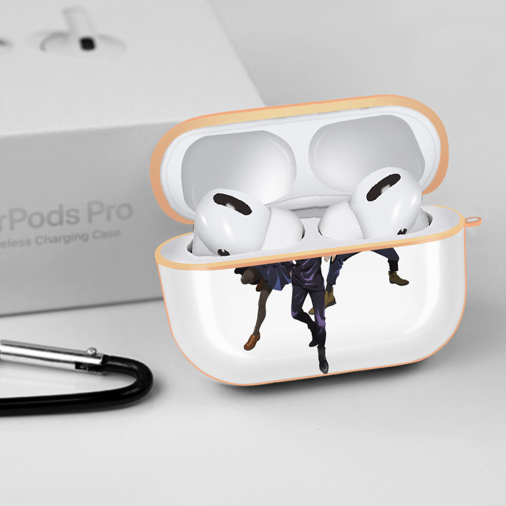 呪術廻戦 Jujutsu Kaisen 【AirPods Pro用】ハードシェル保護ケース｜耐衝撃・防指紋・カラビナ付き商品仕様