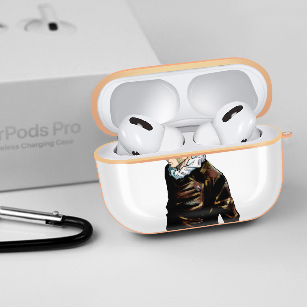 呪術廻戦 Jujutsu Kaisen 【AirPods Pro用】ハードシェル保護ケース｜耐衝撃・防指紋・カラビナ付き商品仕様