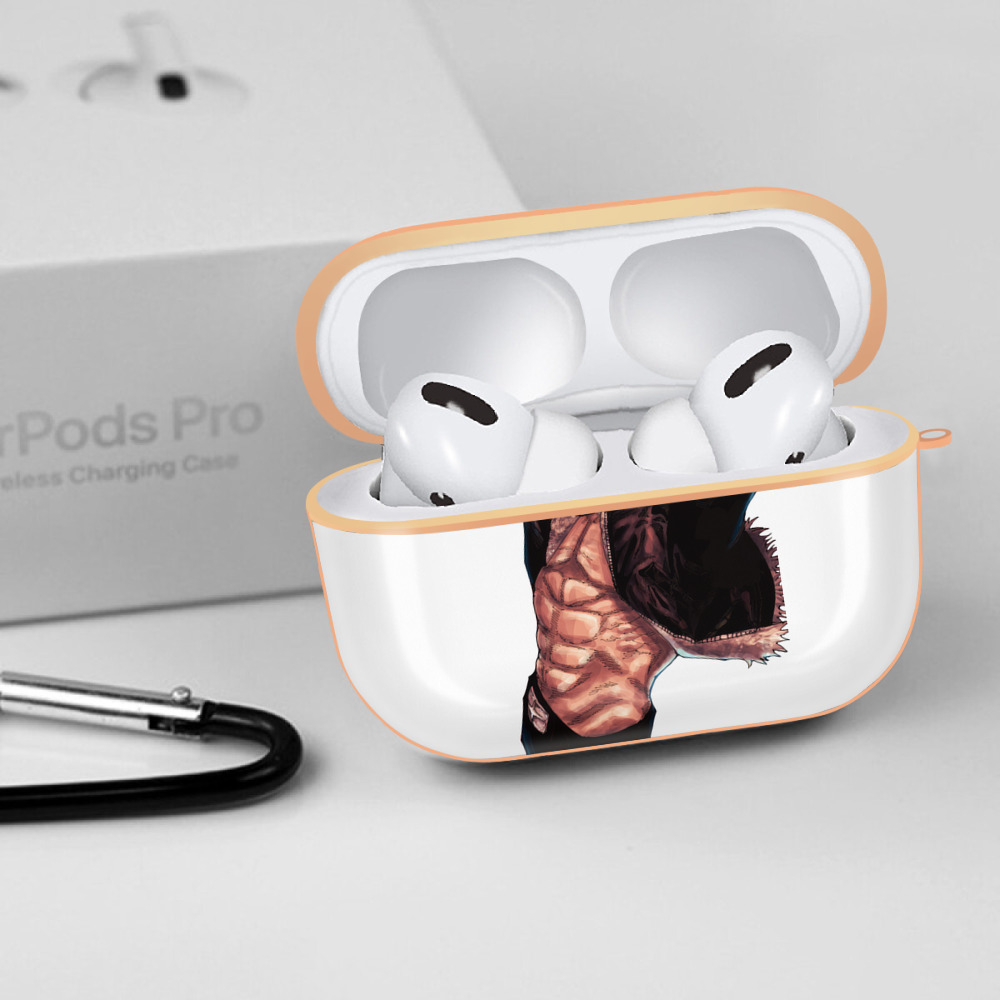 呪術廻戦 Jujutsu Kaisen 【AirPods Pro用】ハードシェル保護ケース｜耐衝撃・防指紋・カラビナ付き商品仕様