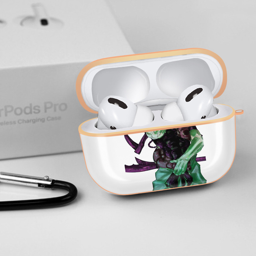 呪術廻戦 Jujutsu Kaisen 【AirPods Pro用】ハードシェル保護ケース｜耐衝撃・防指紋・カラビナ付き商品仕様