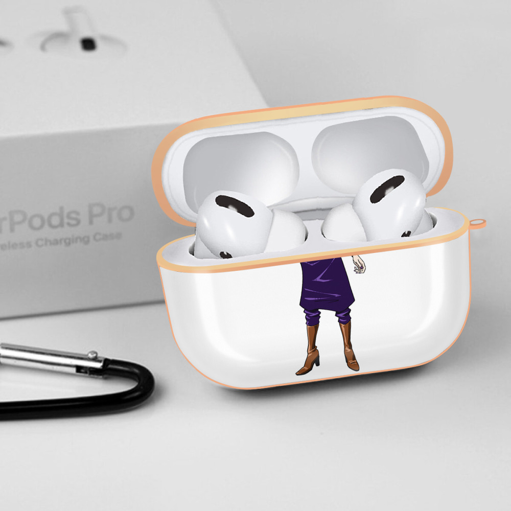 呪術廻戦 Jujutsu Kaisen 【AirPods Pro用】ハードシェル保護ケース｜耐衝撃・防指紋・カラビナ付き商品仕様