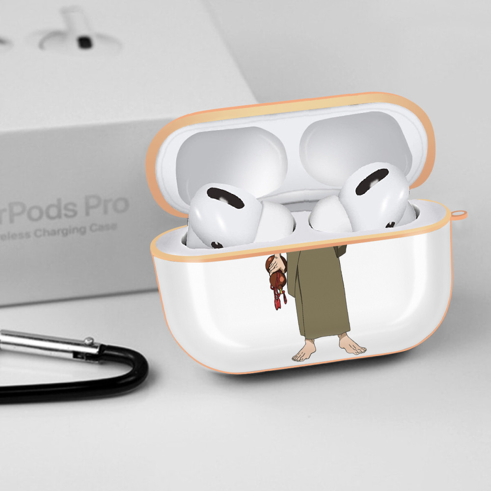 呪術廻戦 Jujutsu Kaisen 【AirPods Pro用】ハードシェル保護ケース｜耐衝撃・防指紋・カラビナ付き商品仕様