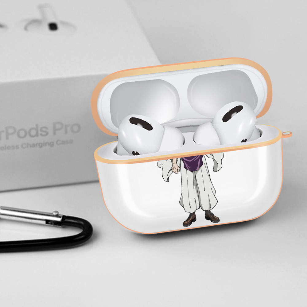 呪術廻戦 Jujutsu Kaisen 【AirPods Pro用】ハードシェル保護ケース｜耐衝撃・防指紋・カラビナ付き商品仕様