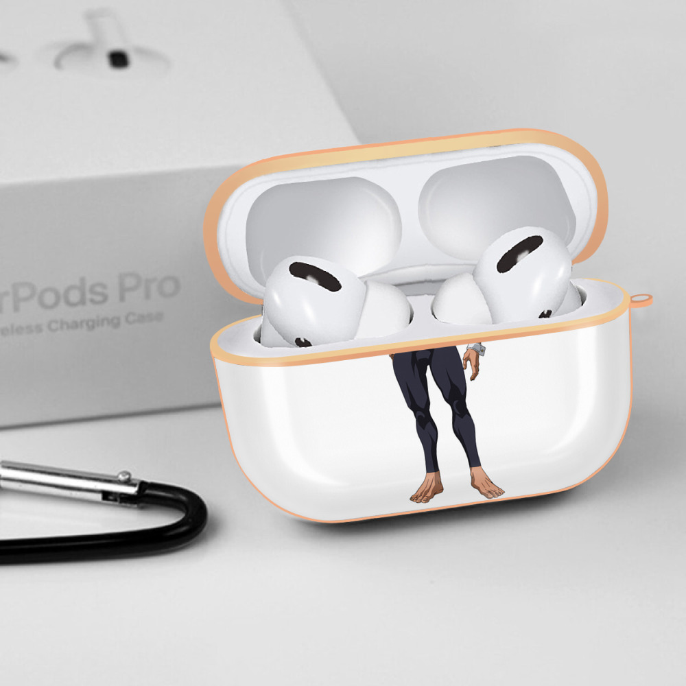 呪術廻戦 Jujutsu Kaisen 【AirPods Pro用】ハードシェル保護ケース｜耐衝撃・防指紋・カラビナ付き商品仕様