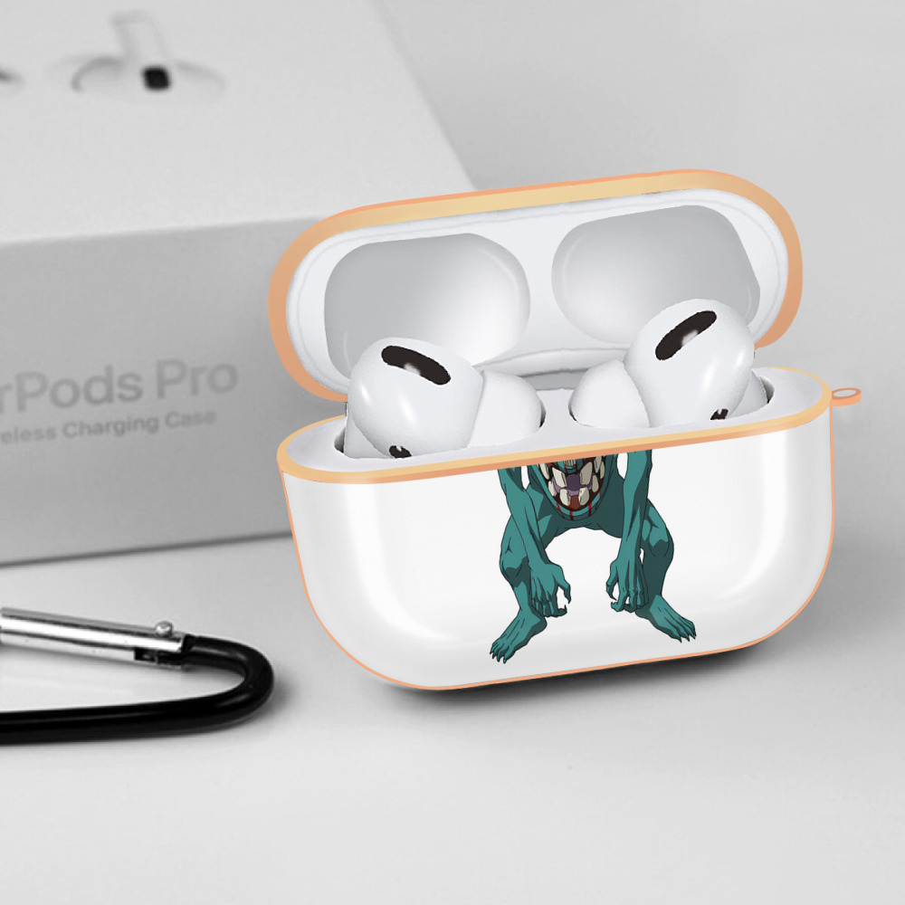 呪術廻戦 Jujutsu Kaisen 【AirPods Pro用】ハードシェル保護ケース｜耐衝撃・防指紋・カラビナ付き商品仕様
