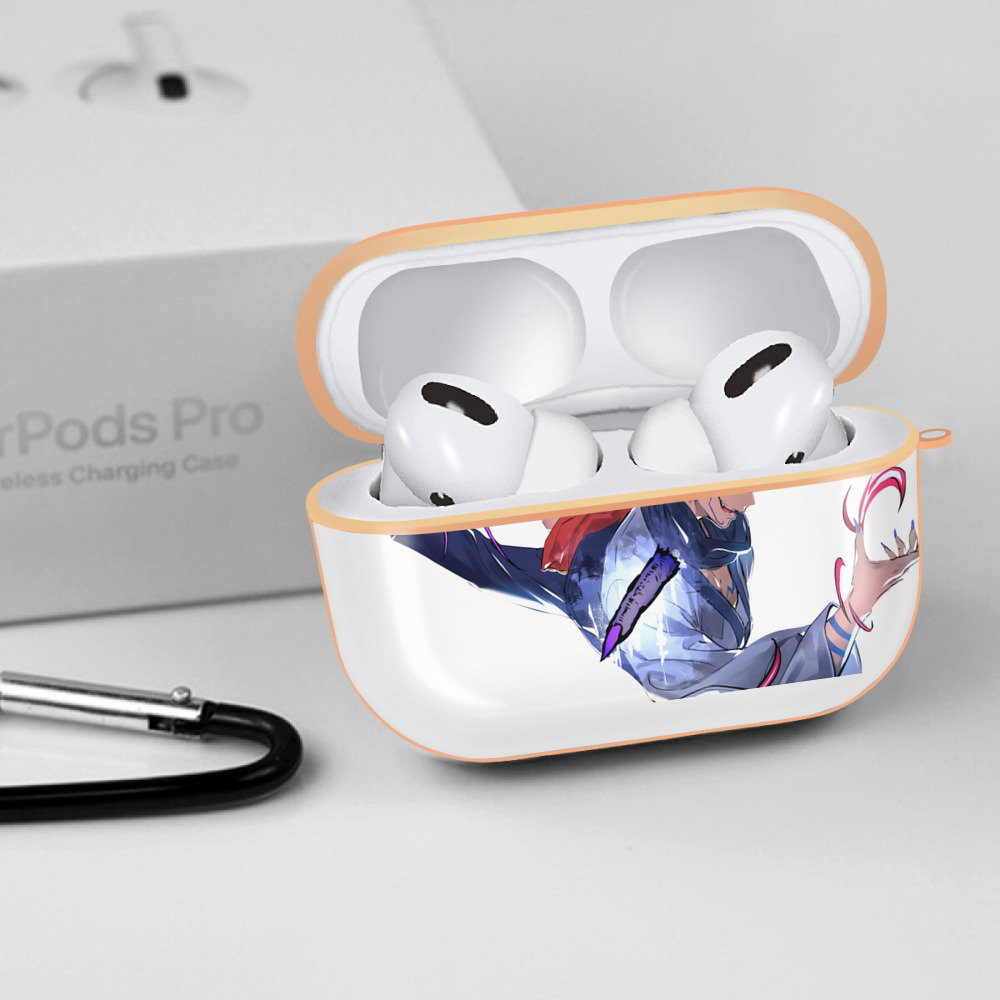 呪術廻戦 Jujutsu Kaisen 【AirPods Pro用】ハードシェル保護ケース｜耐衝撃・防指紋・カラビナ付き商品仕様