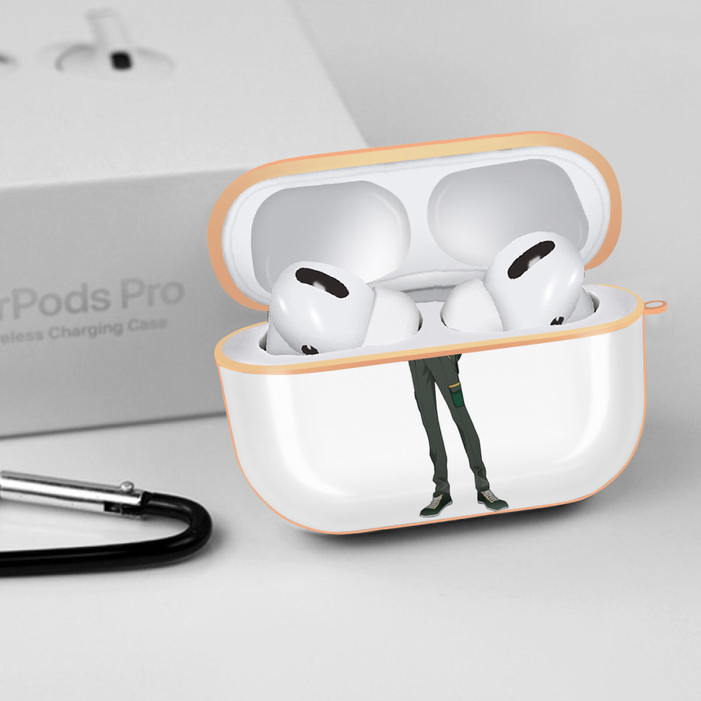 呪術廻戦 Jujutsu Kaisen 【AirPods Pro用】ハードシェル保護ケース｜耐衝撃・防指紋・カラビナ付き商品仕様