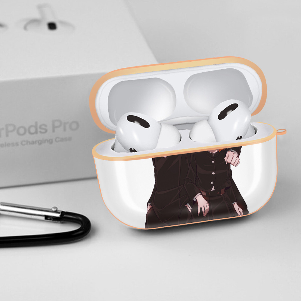 呪術廻戦 Jujutsu Kaisen 【AirPods Pro用】ハードシェル保護ケース｜耐衝撃・防指紋・カラビナ付き商品仕様