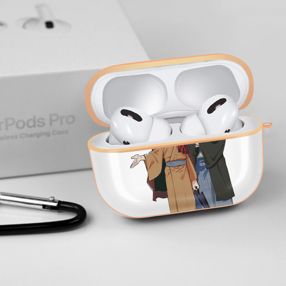 呪術廻戦 Jujutsu Kaisen 【AirPods Pro用】ハードシェル保護ケース｜耐衝撃・防指紋・カラビナ付き商品仕様