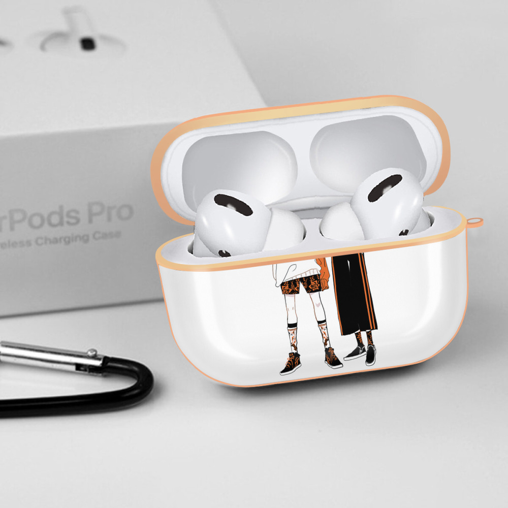 呪術廻戦 Jujutsu Kaisen 【AirPods Pro用】ハードシェル保護ケース｜耐衝撃・防指紋・カラビナ付き商品仕様
