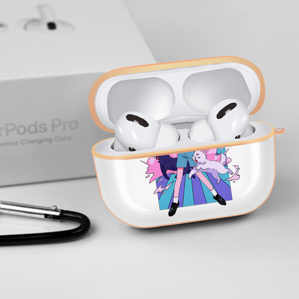 呪術廻戦 Jujutsu Kaisen 【AirPods Pro用】ハードシェル保護ケース｜耐衝撃・防指紋・カラビナ付き商品仕様