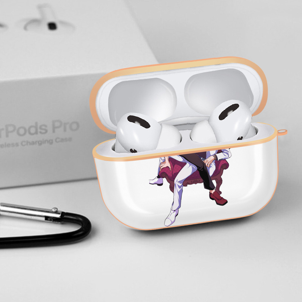 呪術廻戦 Jujutsu Kaisen 【AirPods Pro用】ハードシェル保護ケース｜耐衝撃・防指紋・カラビナ付き商品仕様