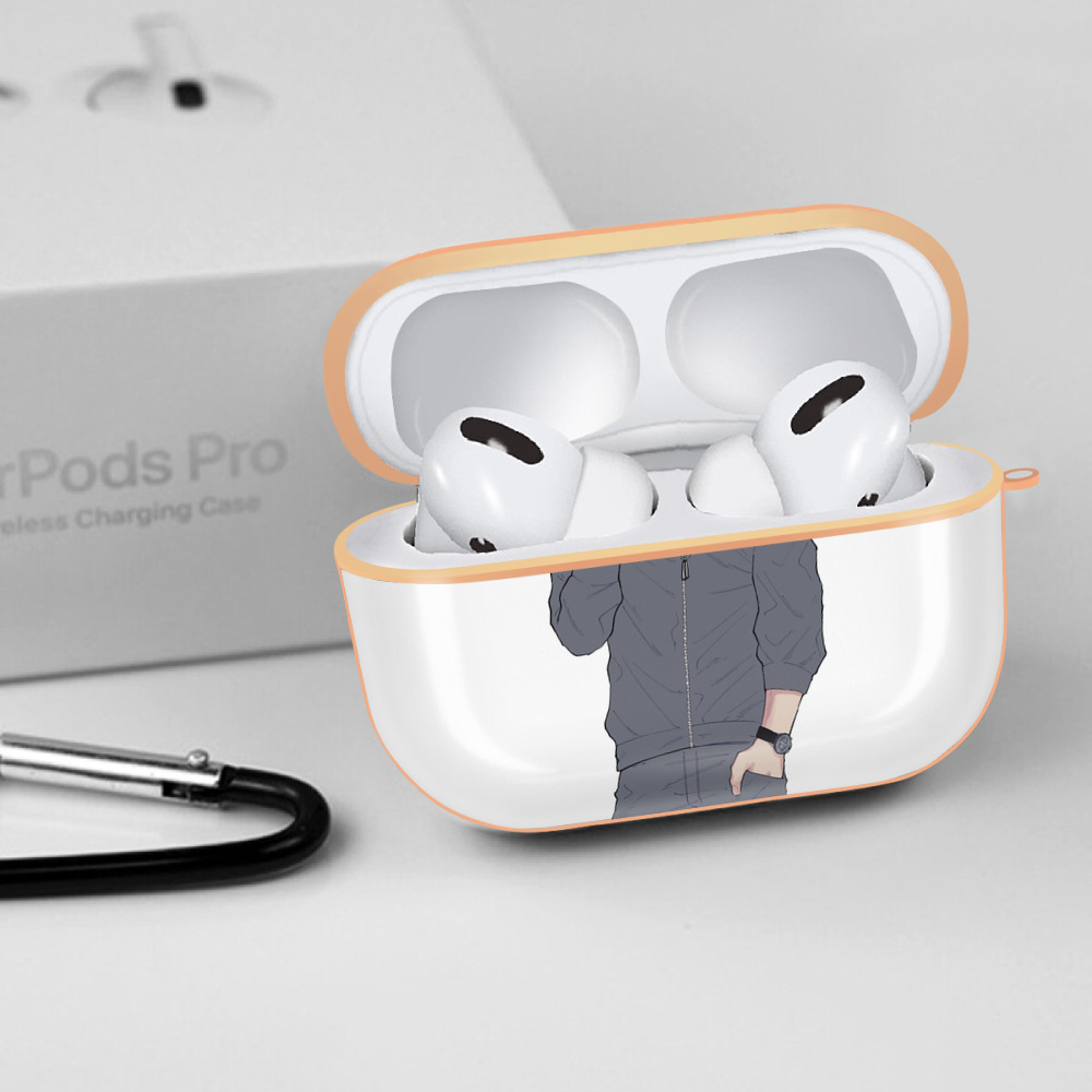 呪術廻戦 Jujutsu Kaisen 【AirPods Pro用】ハードシェル保護ケース｜耐衝撃・防指紋・カラビナ付き商品仕様