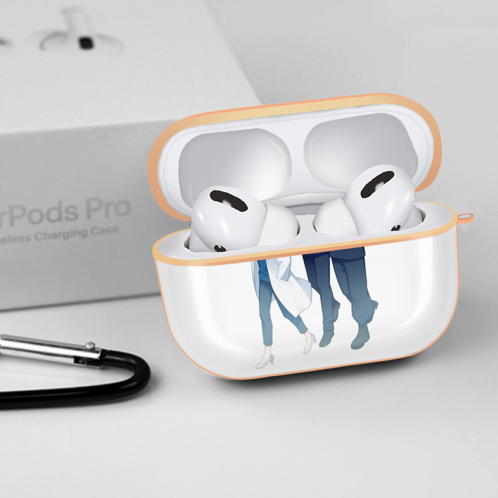 呪術廻戦 Jujutsu Kaisen 【AirPods Pro用】ハードシェル保護ケース｜耐衝撃・防指紋・カラビナ付き商品仕様