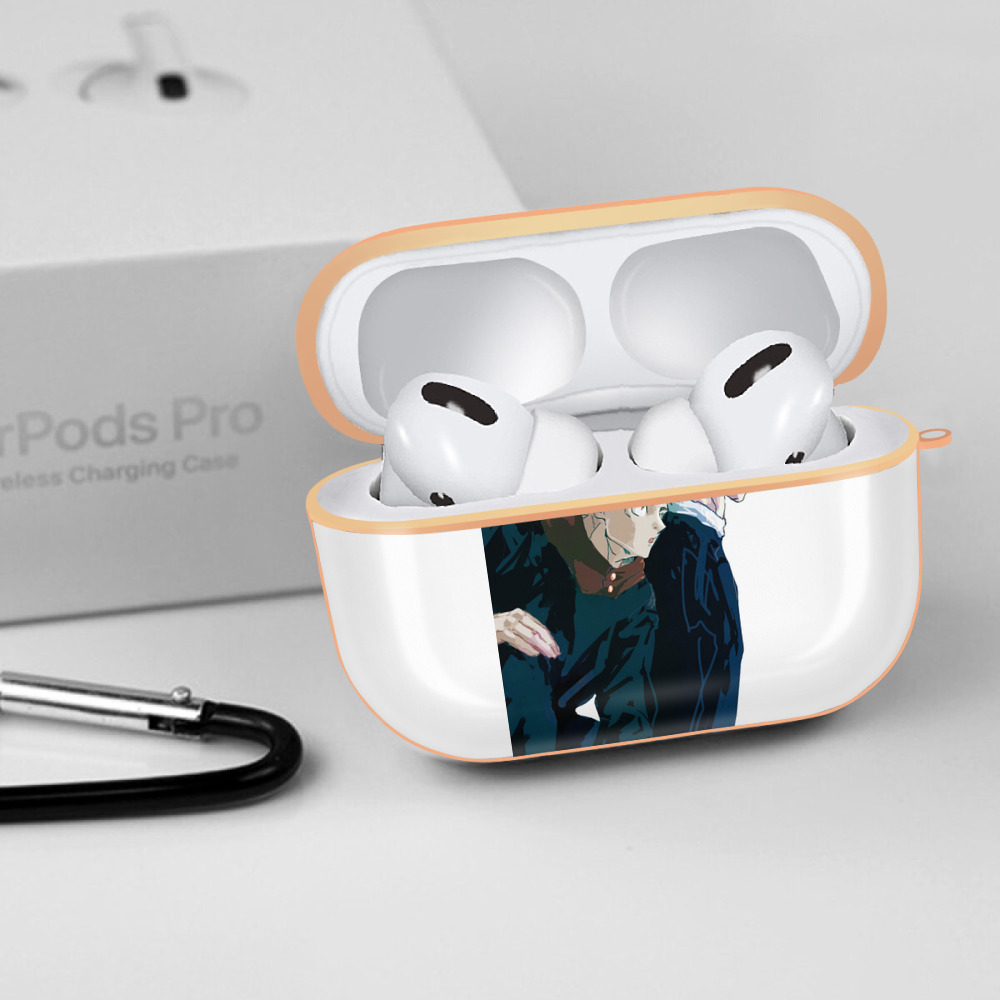 呪術廻戦 Jujutsu Kaisen 【AirPods Pro用】ハードシェル保護ケース｜耐衝撃・防指紋・カラビナ付き商品仕様
