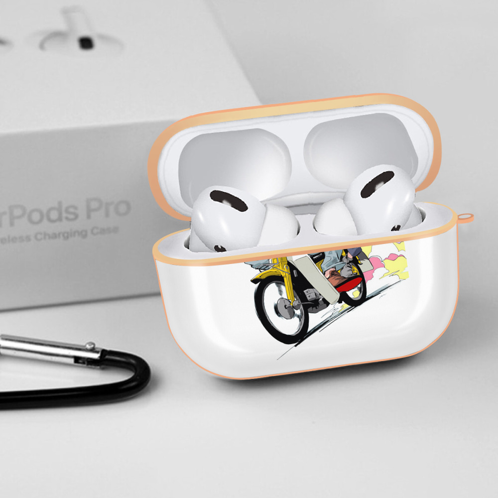 呪術廻戦 Jujutsu Kaisen 【AirPods Pro用】ハードシェル保護ケース｜耐衝撃・防指紋・カラビナ付き商品仕様