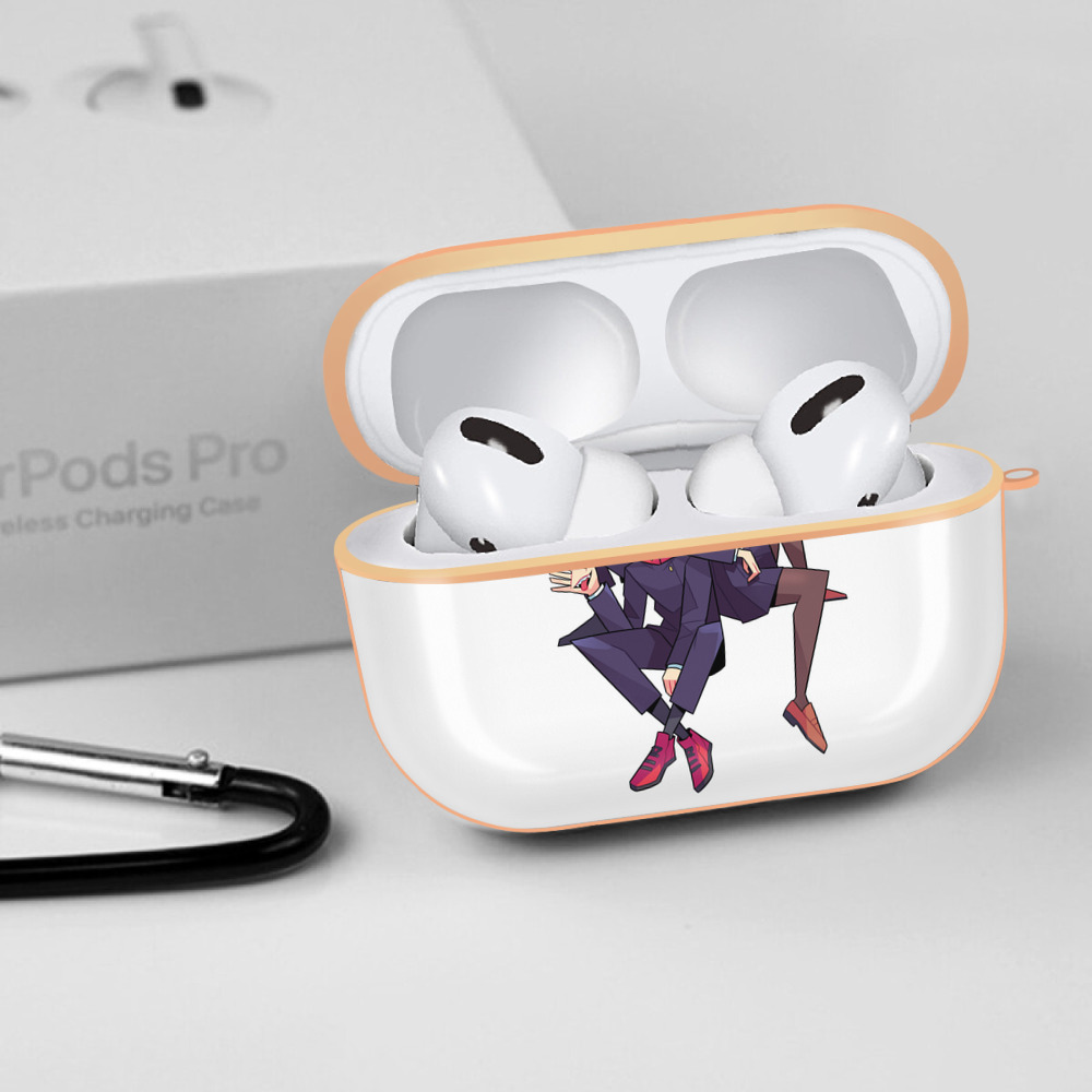呪術廻戦 Jujutsu Kaisen 【AirPods Pro用】ハードシェル保護ケース｜耐衝撃・防指紋・カラビナ付き商品仕様