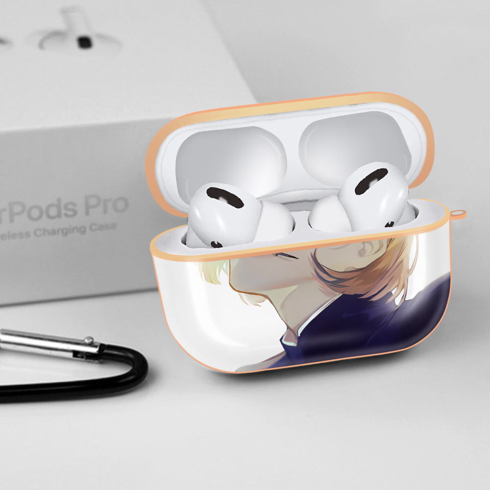 呪術廻戦 Jujutsu Kaisen 【AirPods Pro用】ハードシェル保護ケース｜耐衝撃・防指紋・カラビナ付き商品仕様