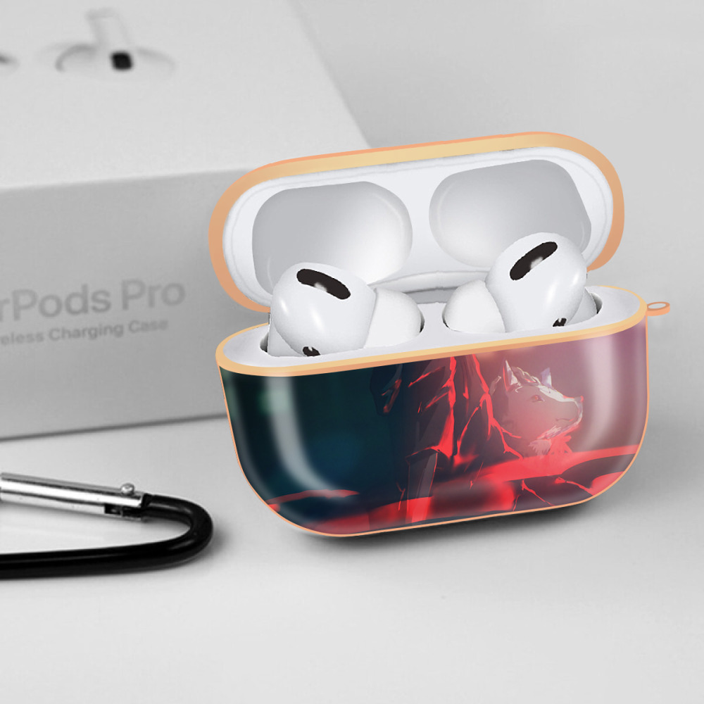 呪術廻戦 Jujutsu Kaisen 【AirPods Pro用】ハードシェル保護ケース｜耐衝撃・防指紋・カラビナ付き商品仕様