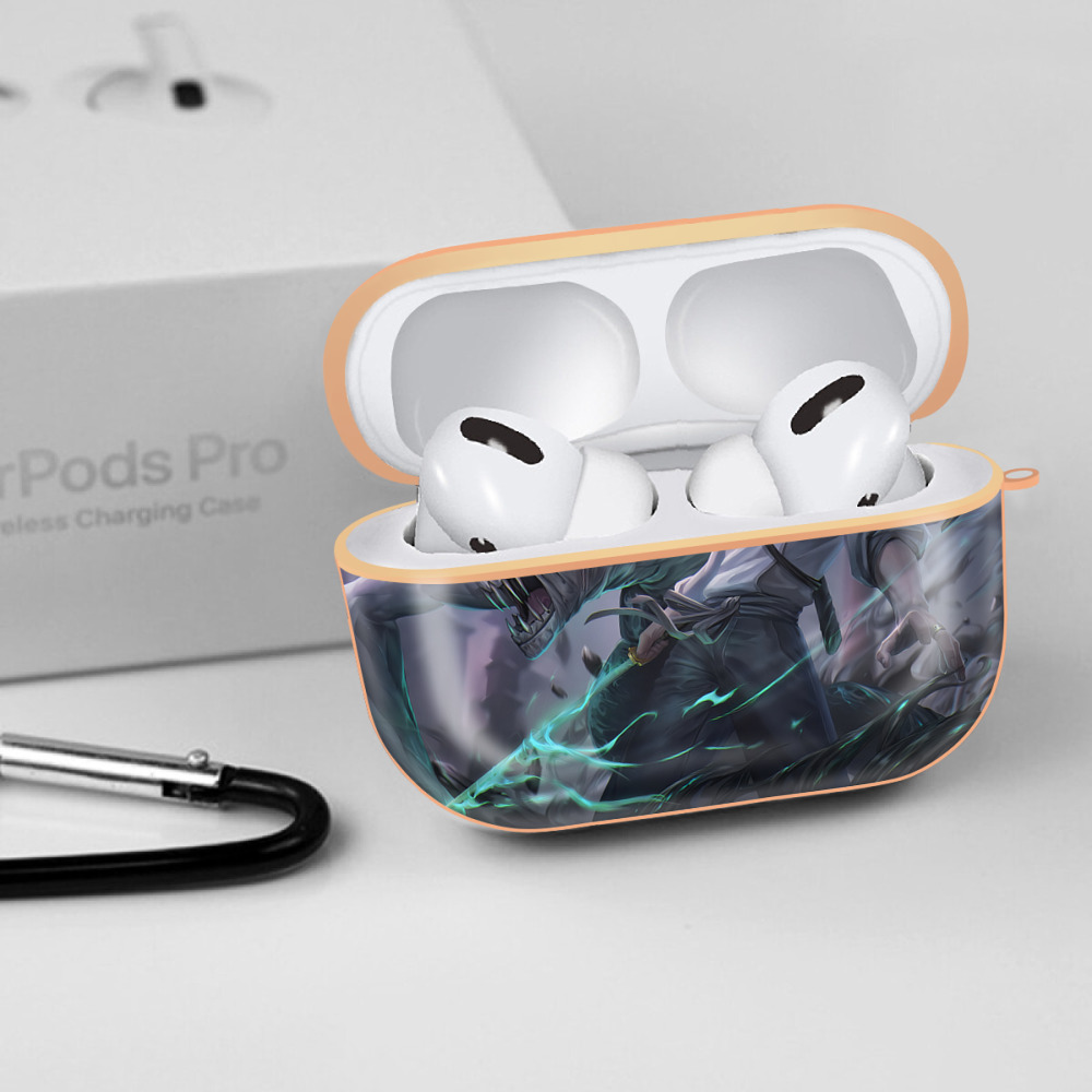 呪術廻戦 Jujutsu Kaisen 【AirPods Pro用】ハードシェル保護ケース｜耐衝撃・防指紋・カラビナ付き商品仕様