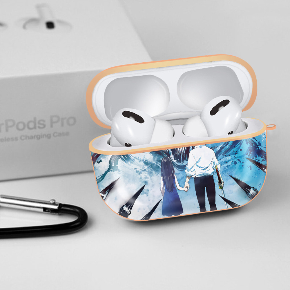 呪術廻戦 Jujutsu Kaisen 【AirPods Pro用】ハードシェル保護ケース｜耐衝撃・防指紋・カラビナ付き商品仕様
