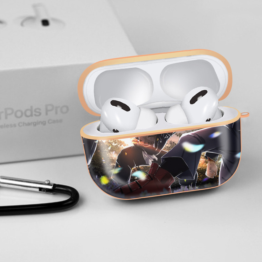 呪術廻戦 Jujutsu Kaisen 【AirPods Pro用】ハードシェル保護ケース｜耐衝撃・防指紋・カラビナ付き商品仕様