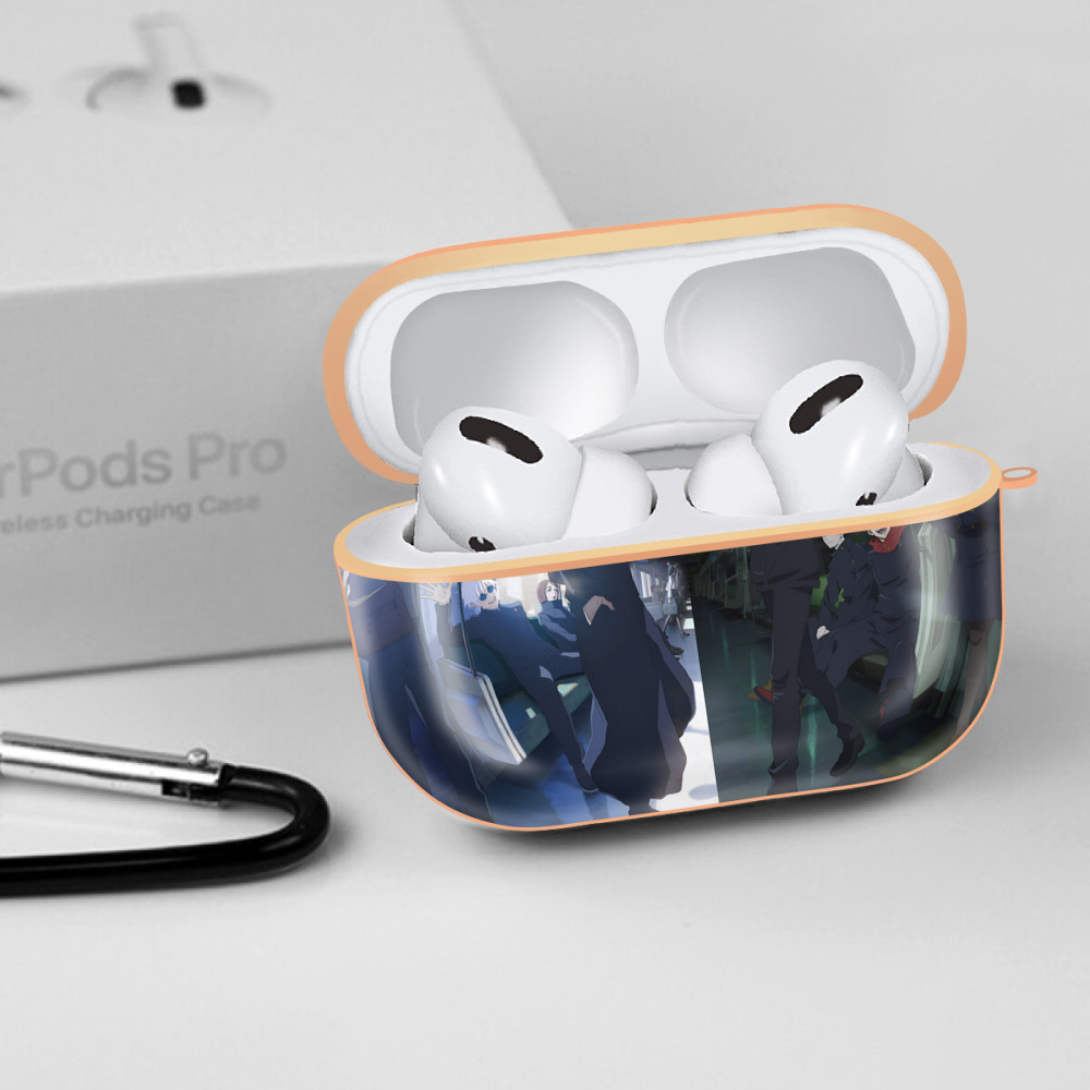 呪術廻戦 Jujutsu Kaisen 【AirPods Pro用】ハードシェル保護ケース｜耐衝撃・防指紋・カラビナ付き商品仕様