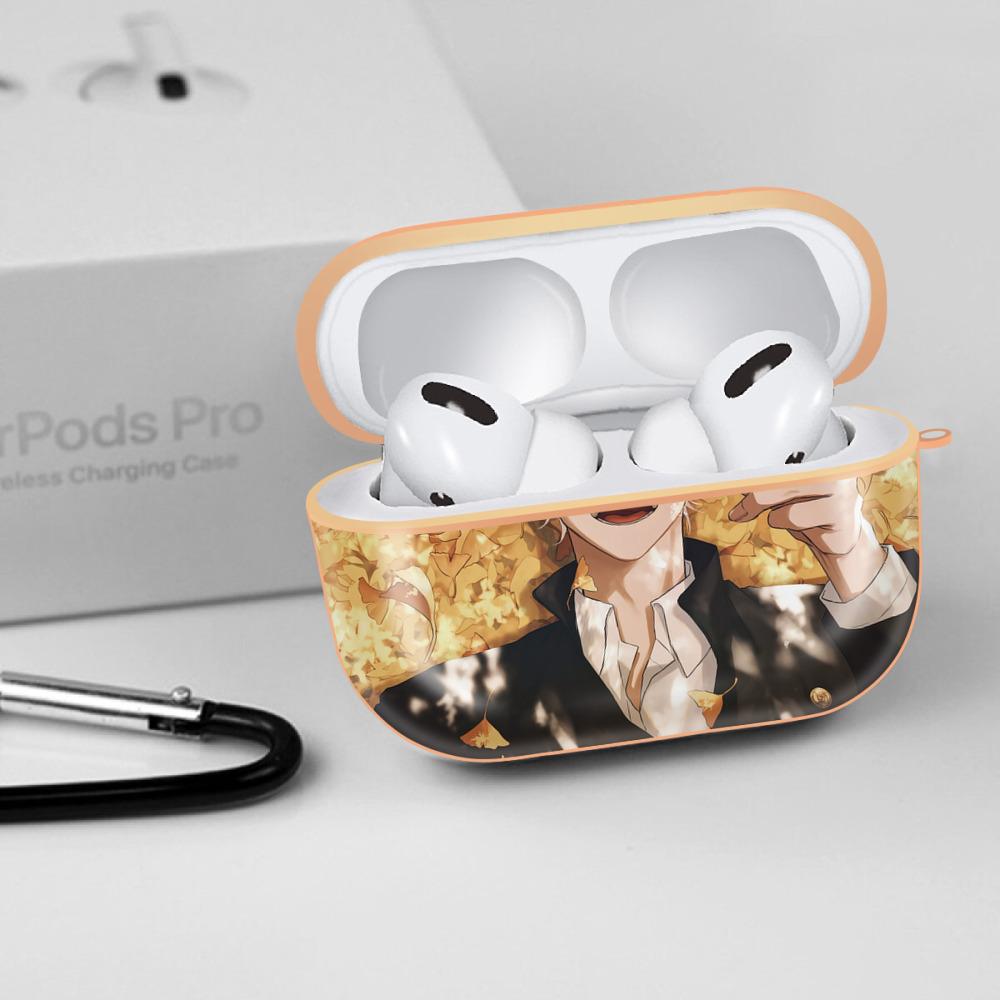 呪術廻戦 Jujutsu Kaisen 【AirPods Pro用】ハードシェル保護ケース｜耐衝撃・防指紋・カラビナ付き商品仕様