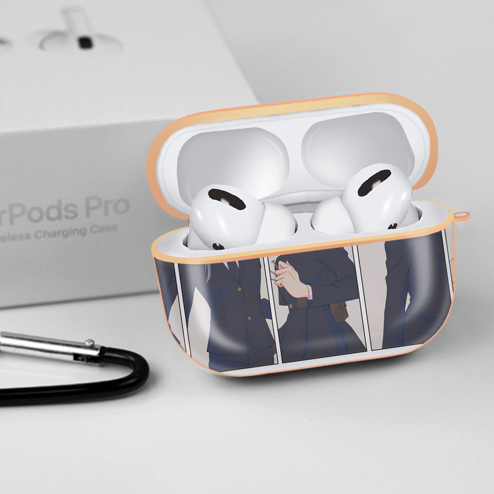 呪術廻戦 Jujutsu Kaisen 【AirPods Pro用】ハードシェル保護ケース｜耐衝撃・防指紋・カラビナ付き商品仕様