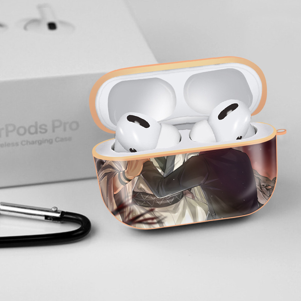 呪術廻戦 Jujutsu Kaisen 【AirPods Pro用】ハードシェル保護ケース｜耐衝撃・防指紋・カラビナ付き商品仕様