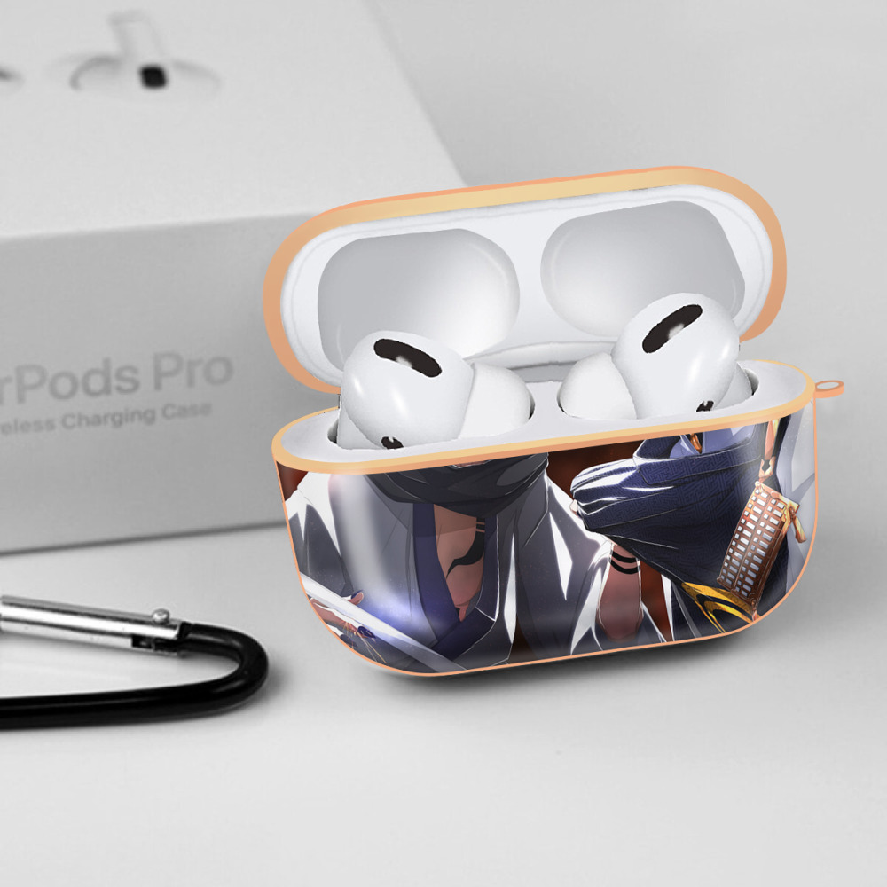 呪術廻戦 Jujutsu Kaisen 【AirPods Pro用】ハードシェル保護ケース｜耐衝撃・防指紋・カラビナ付き商品仕様